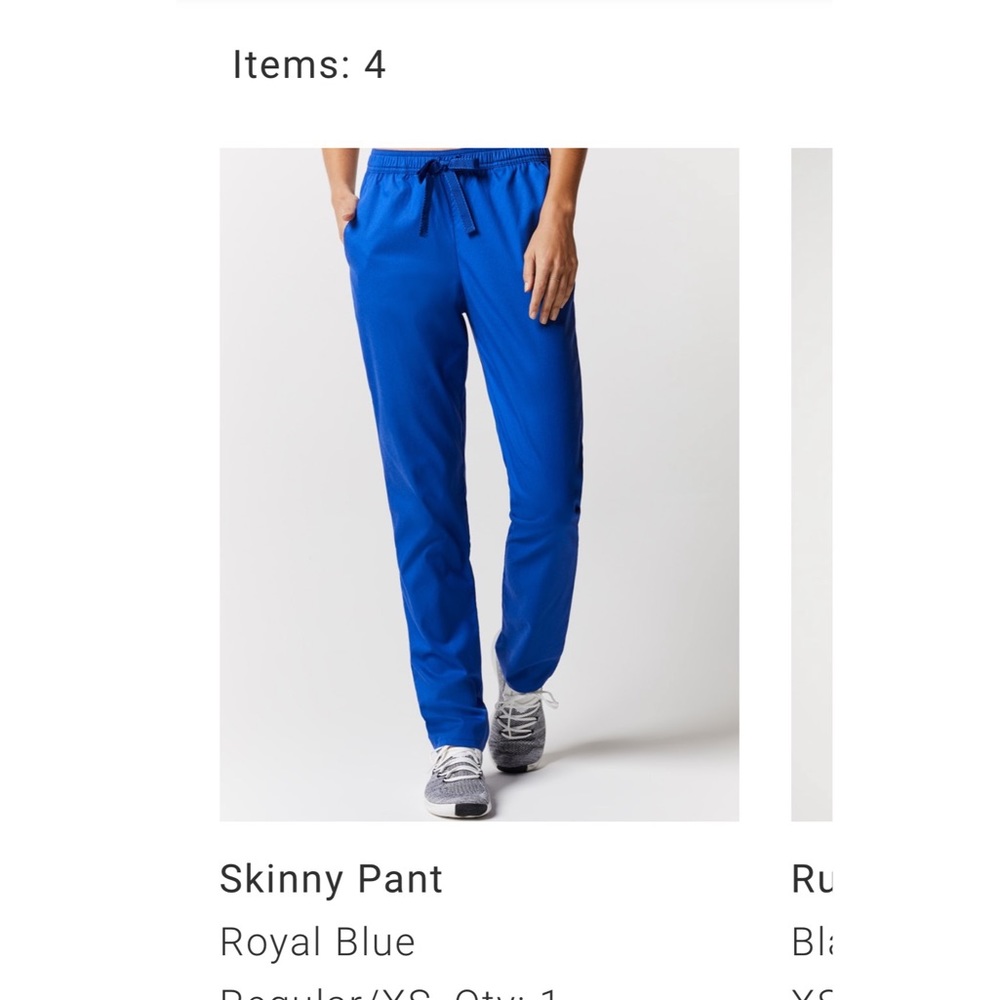 Jaanuu royal blue scrub pants
